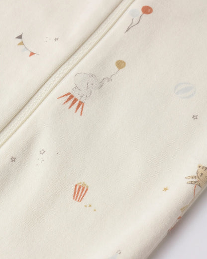 Zip Longsleeve Sleeper Footie Carnival