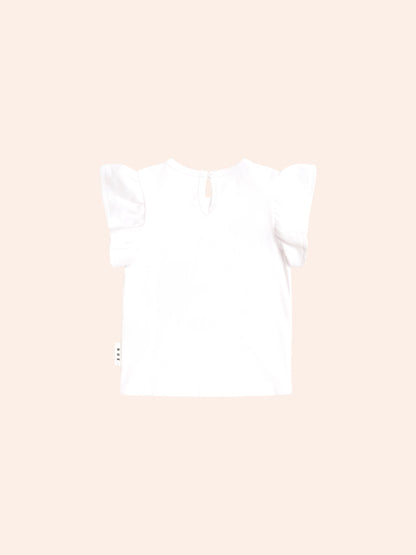 Cherry Bow Frill Sleeve Tee + Frilly Skort Set