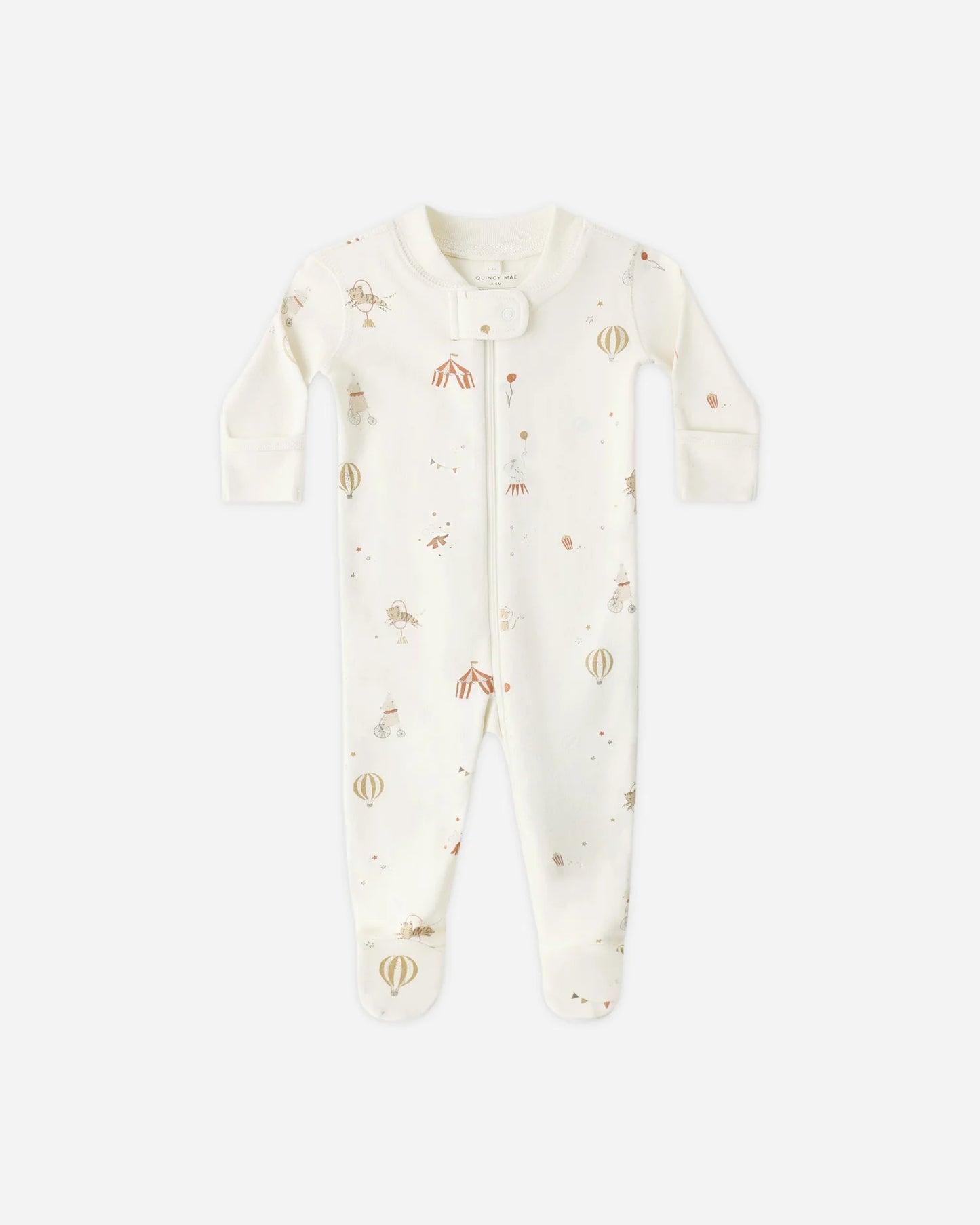 Zip Longsleeve Sleeper Footie Carnival