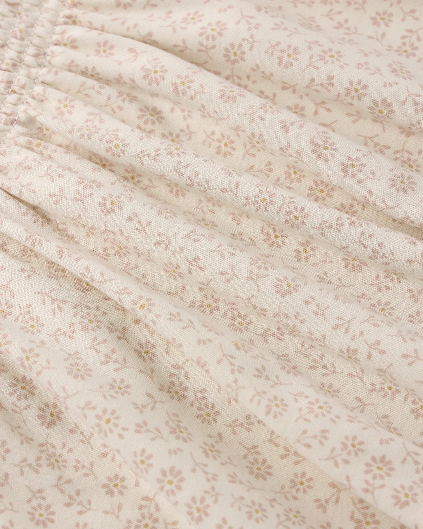 Smocked Jersey Dress Ditsy