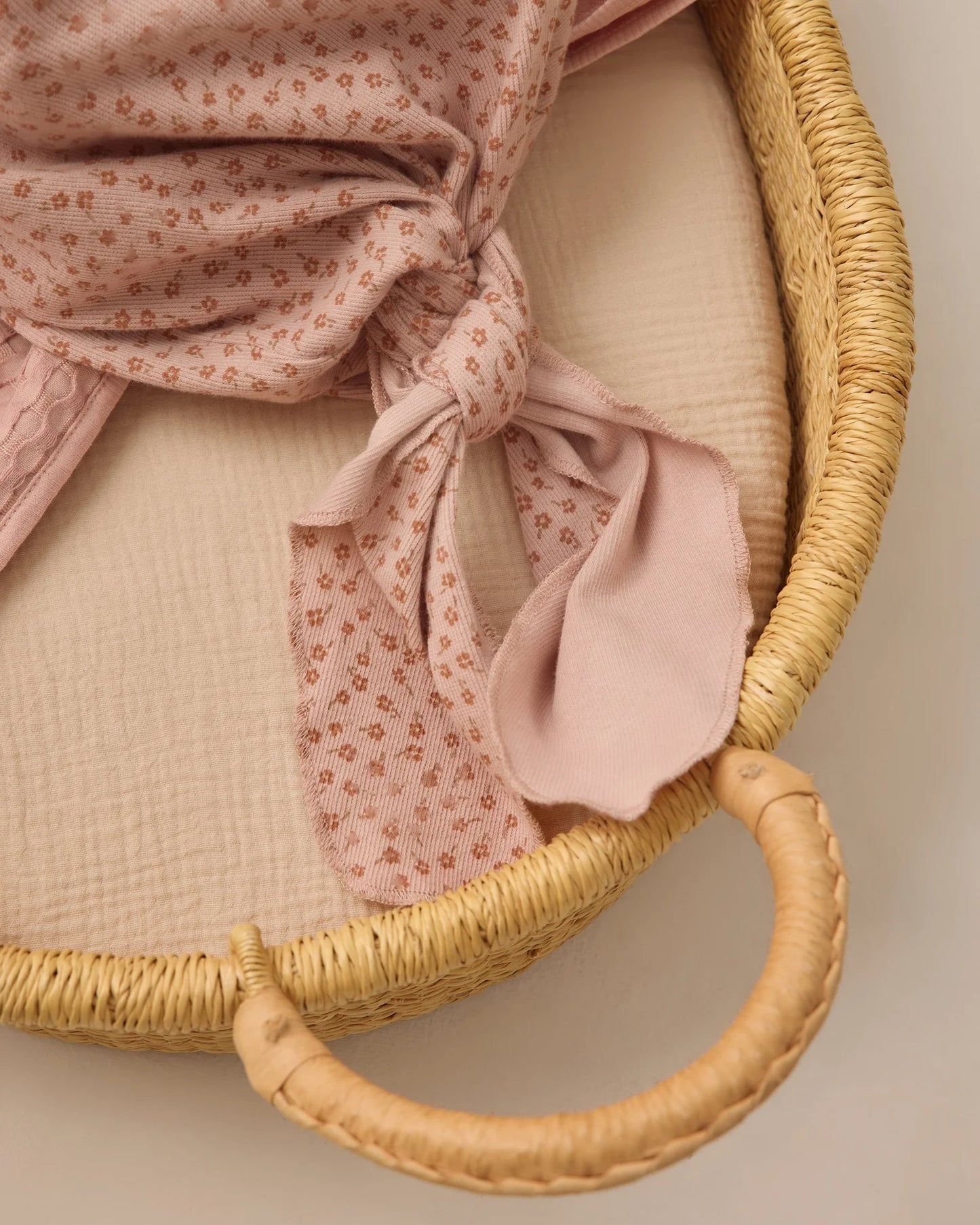 Knotted Baby Gown + Hat Set Posy