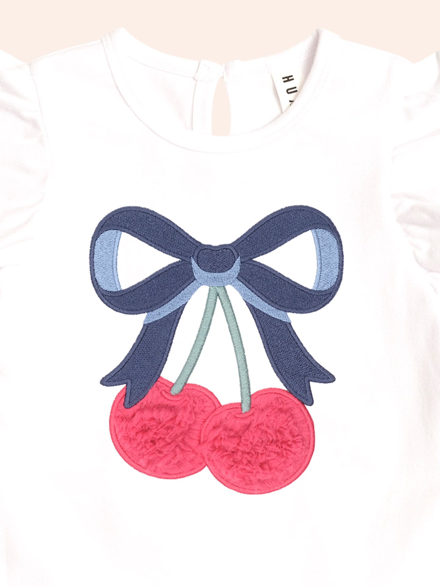 Cherry Bow Frill Sleeve Tee + Frilly Skort Set