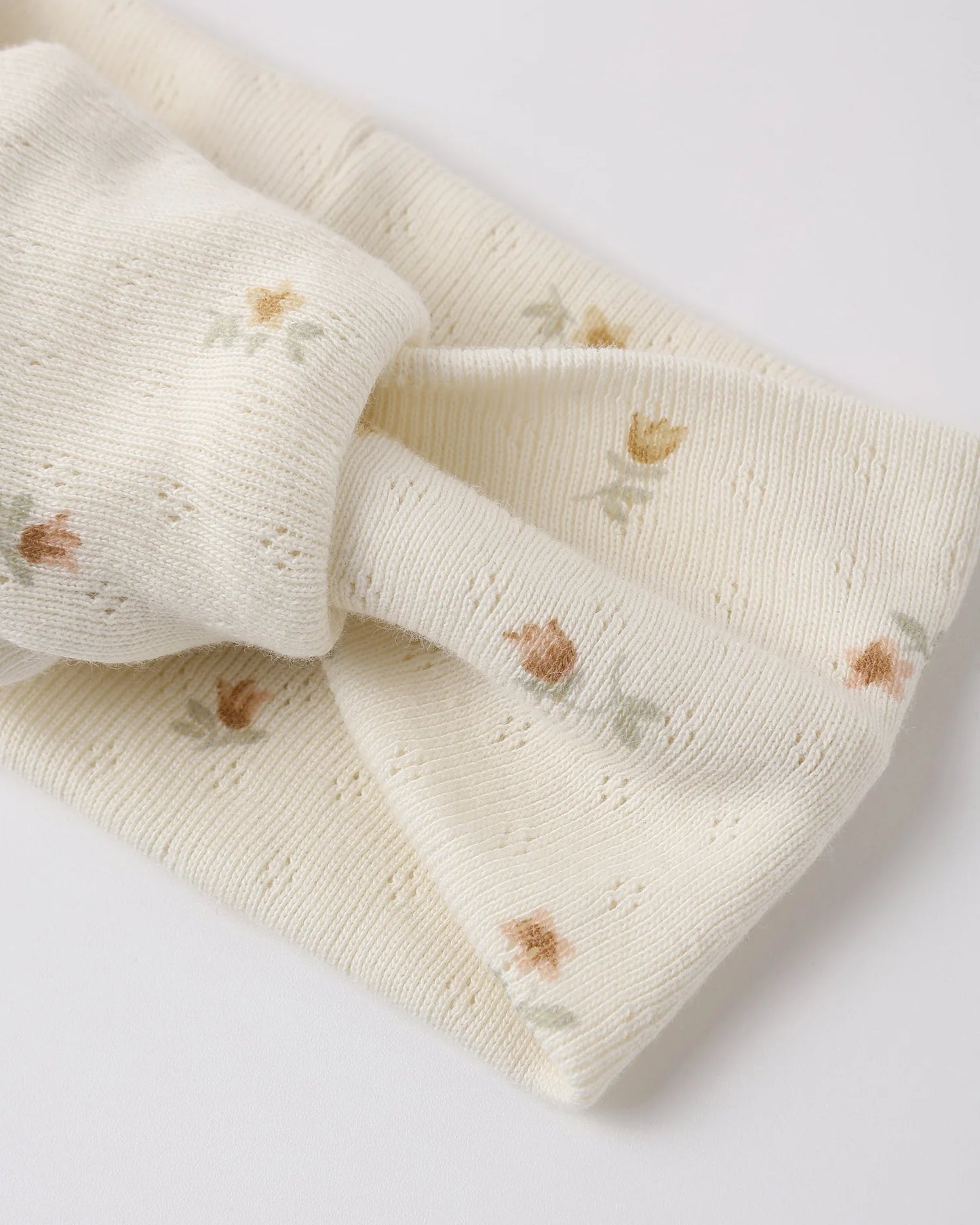 Pointelle Knotted Headband Petit Fleur
