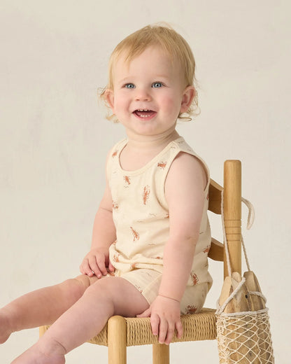 Sleeveless One-Piece Lobster