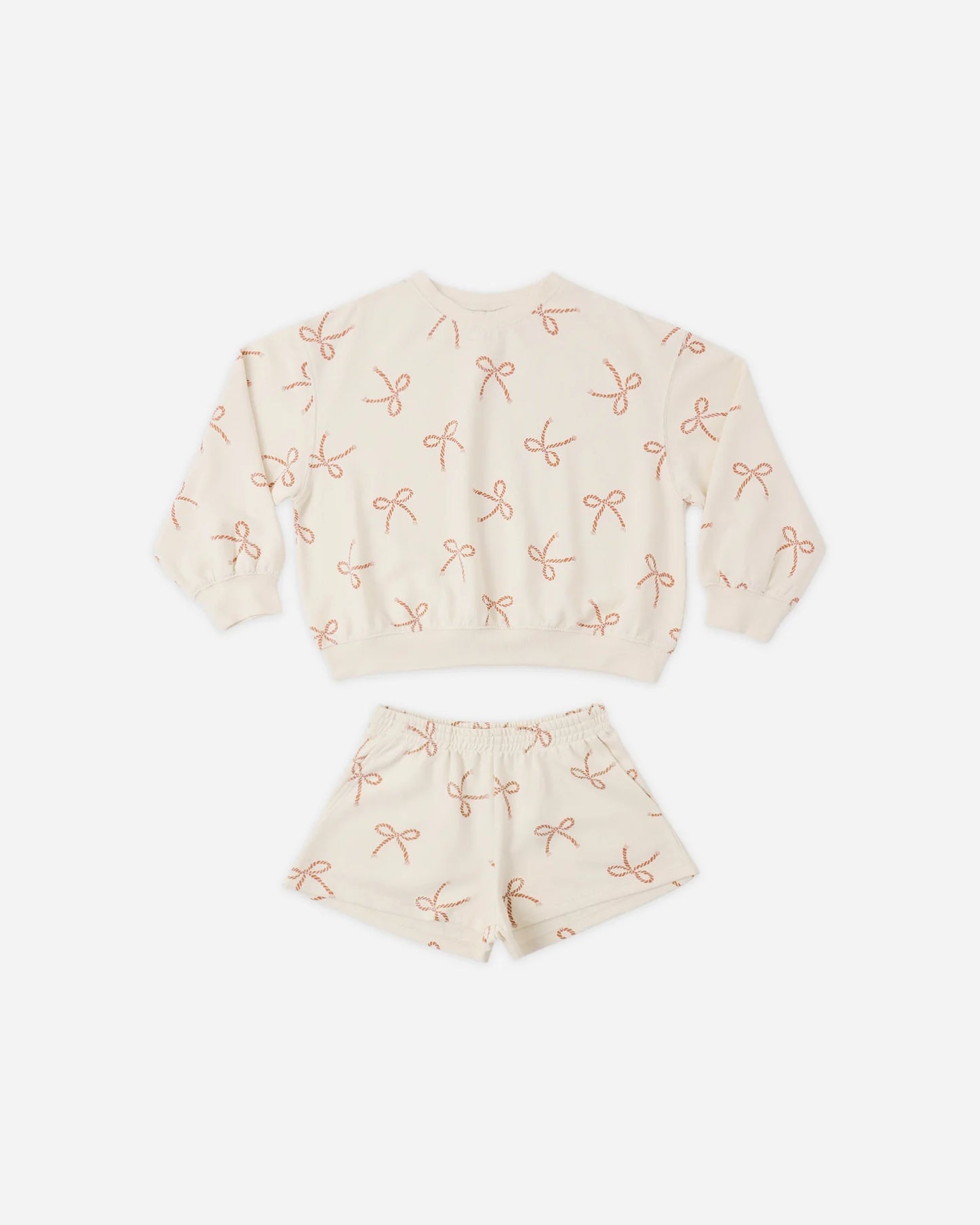 Summer Terry Set Sailor Bows