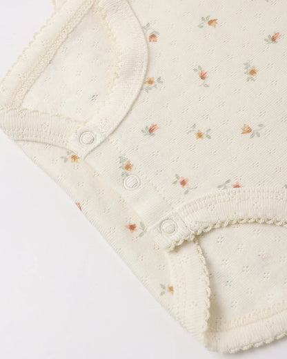 Pointelle Skirted Bodysuit Petit Fleur