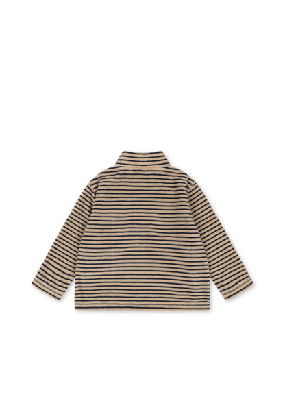 Tavi Fleece Sweatshirt + Pant Set- Stripe