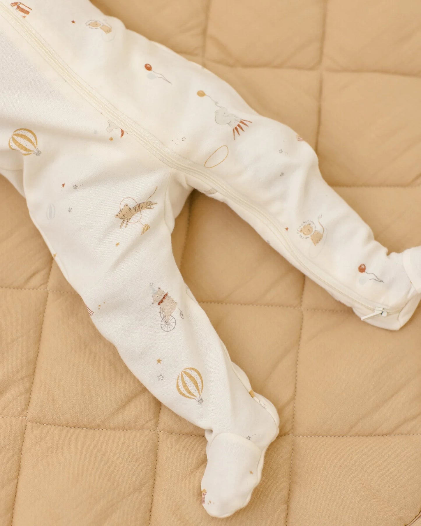 Zip Longsleeve Sleeper Footie Carnival