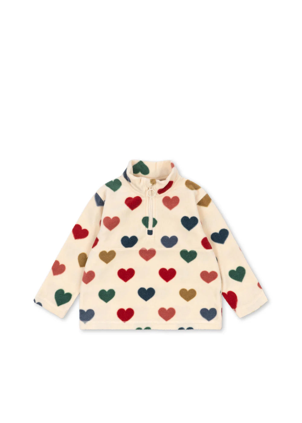 Tavi Fleece Sweatshirt + Pant Set- Hearts