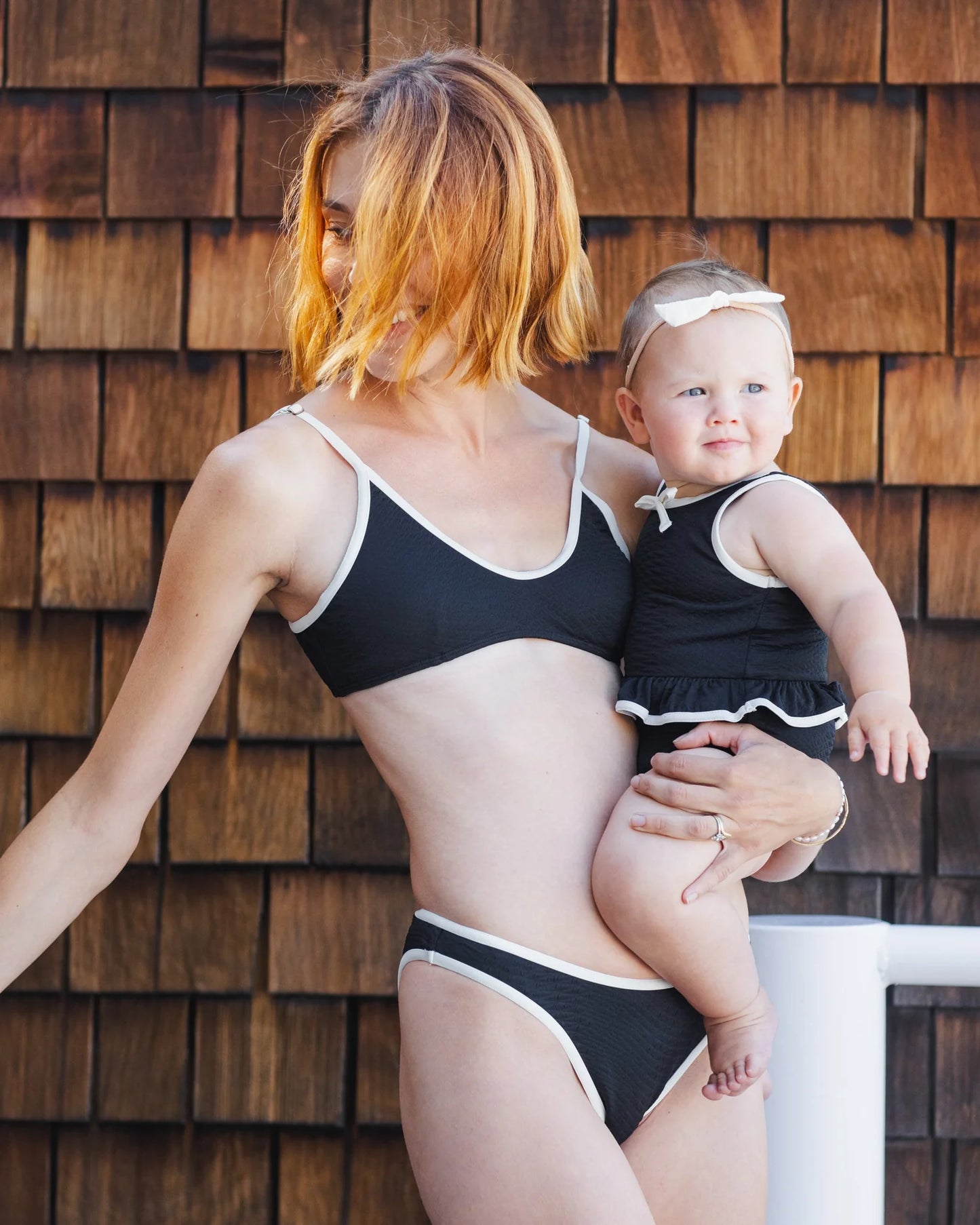 Skirted One-Piece Black