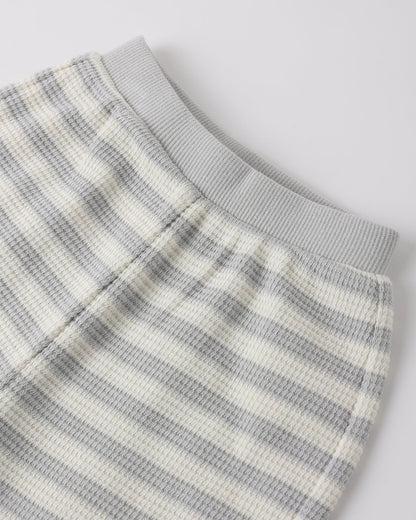 Waffle Sweater Set Sky Stripe