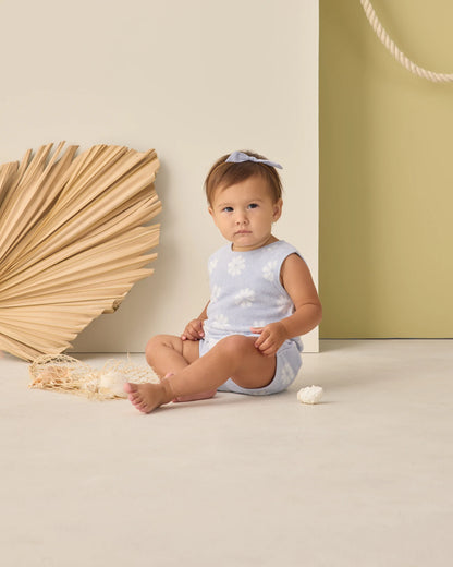 Cinch Playsuit Periwinkle Daisy