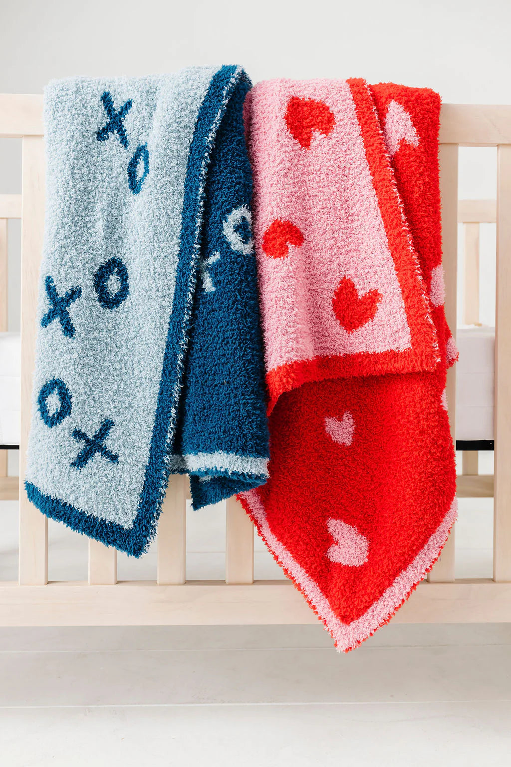 Red Hearts Plush Blanket