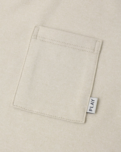 Cove Essential Pocket Tee + Oceanside Tech Short -Heathered Pebble