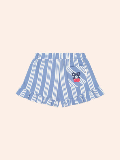 Cherry Bow Frill Sleeve Tee + Frilly Skort Set