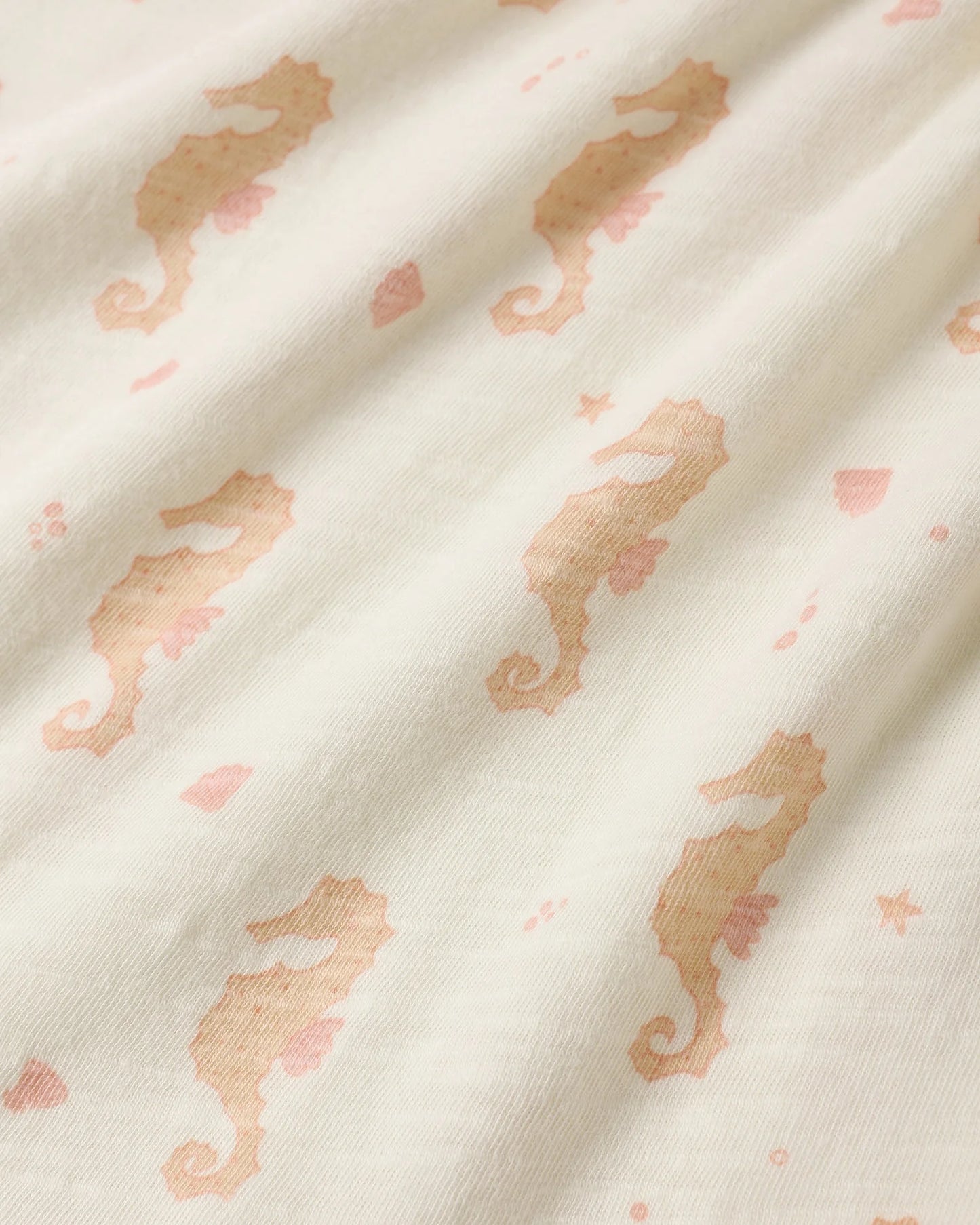 Sage Jersey Dress Seahorses