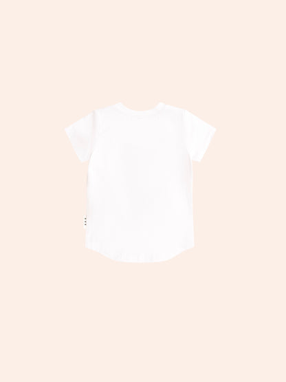 Golfer Huxette Tee + Strawberry Rib Bike Short Set