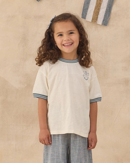 Ringer Tee || Anchor Bow