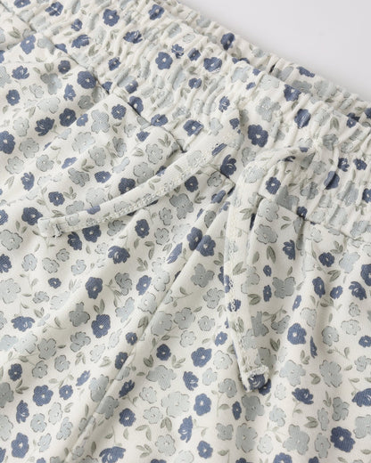 Mosie Set || Blue Ditsy
