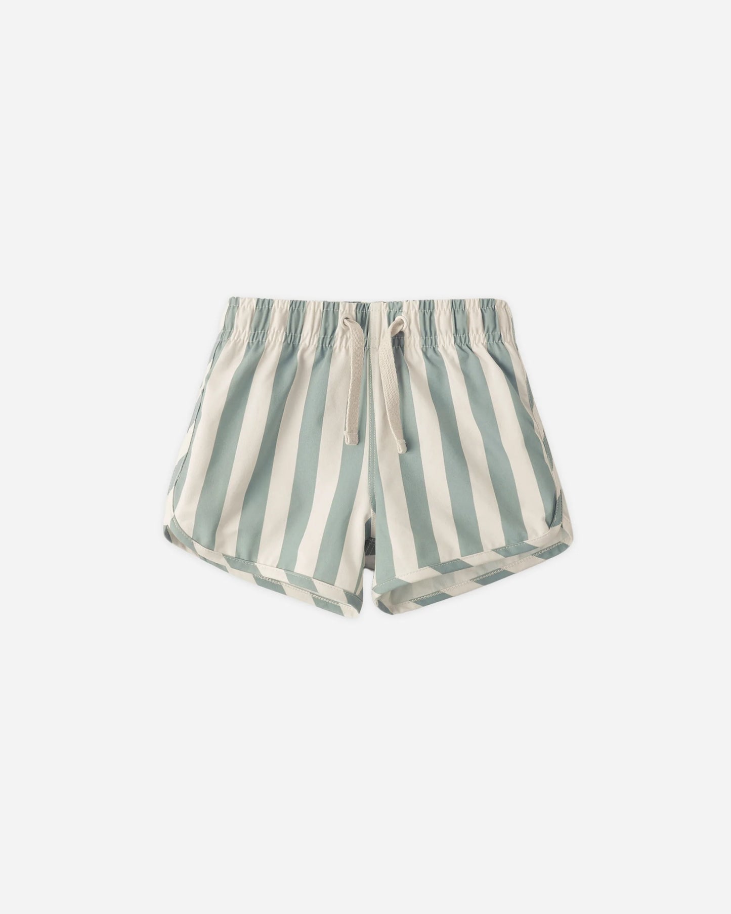 Swim Trunk Green Stripe