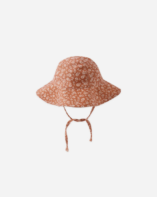 Sun Hat Poppy Floral