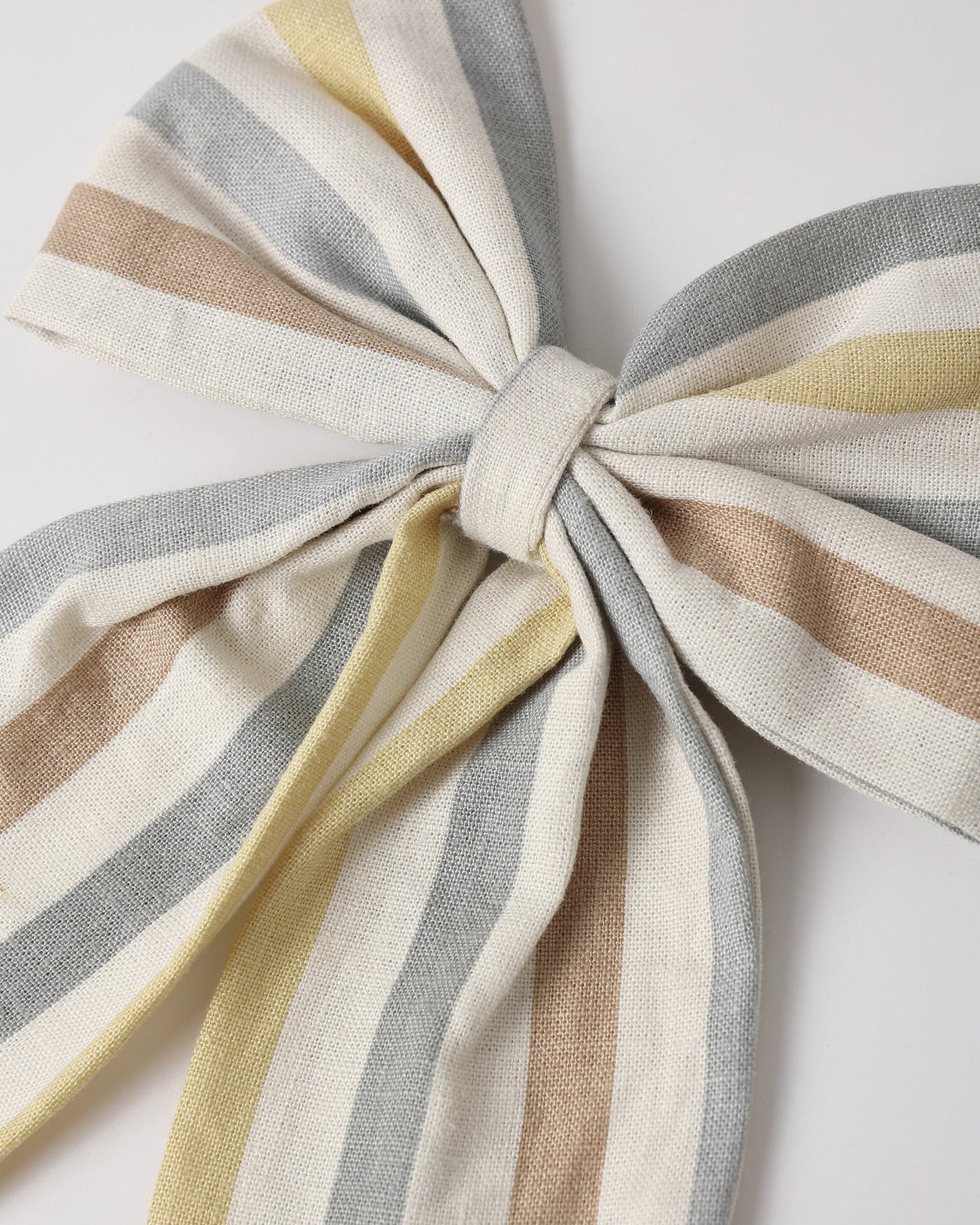 Oversized Bow Valencia Stripe