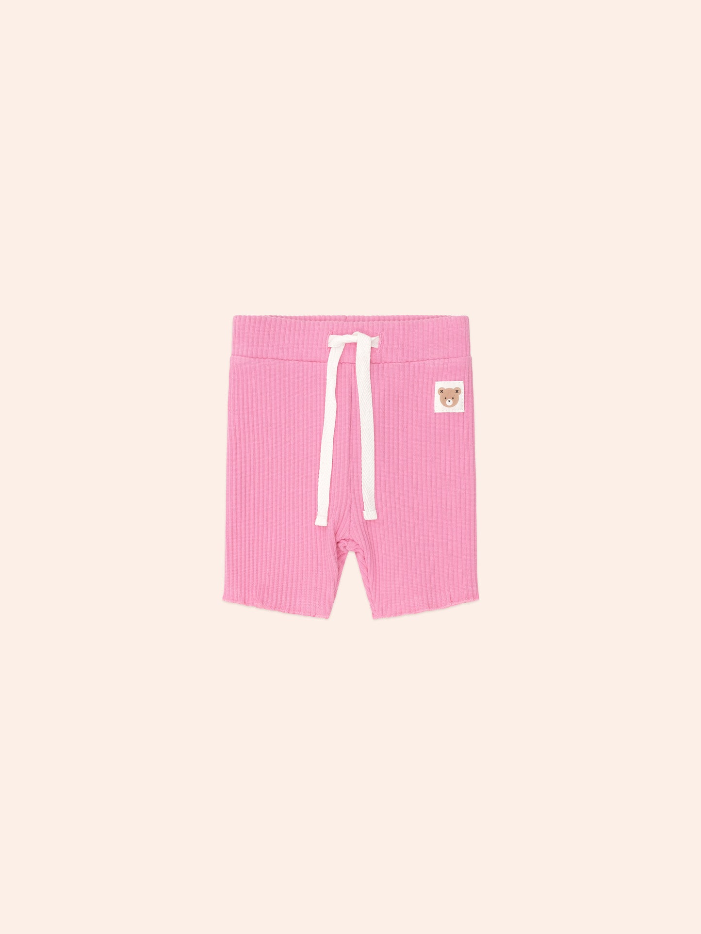 Golfer Huxette Tee + Strawberry Rib Bike Short Set