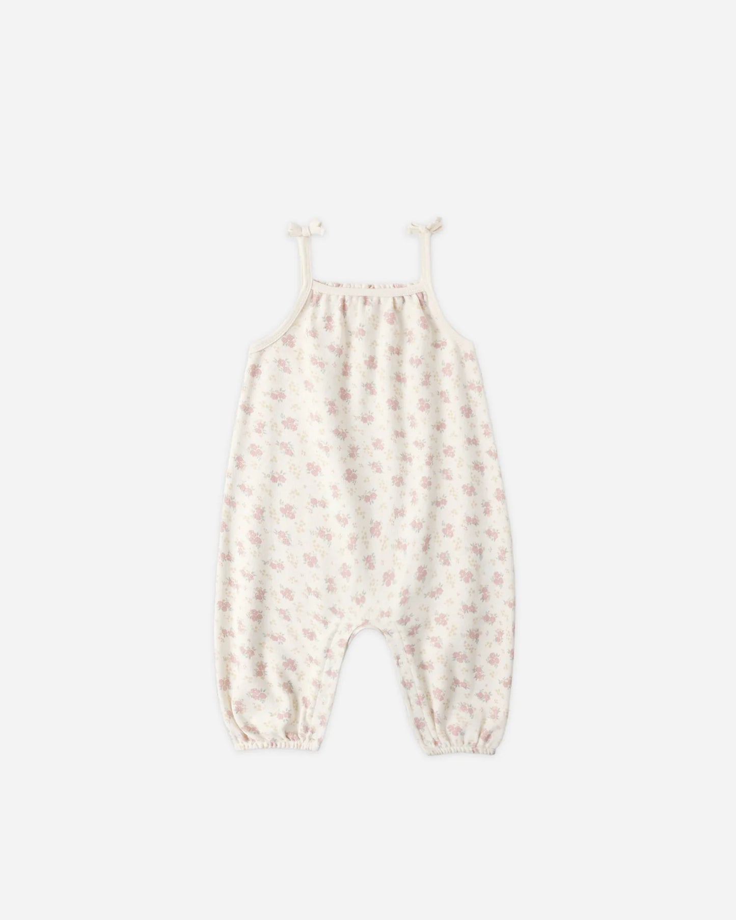 Smocked Jumpsuit Flower Field