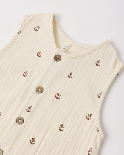 Woven Jumpsuit Anchors