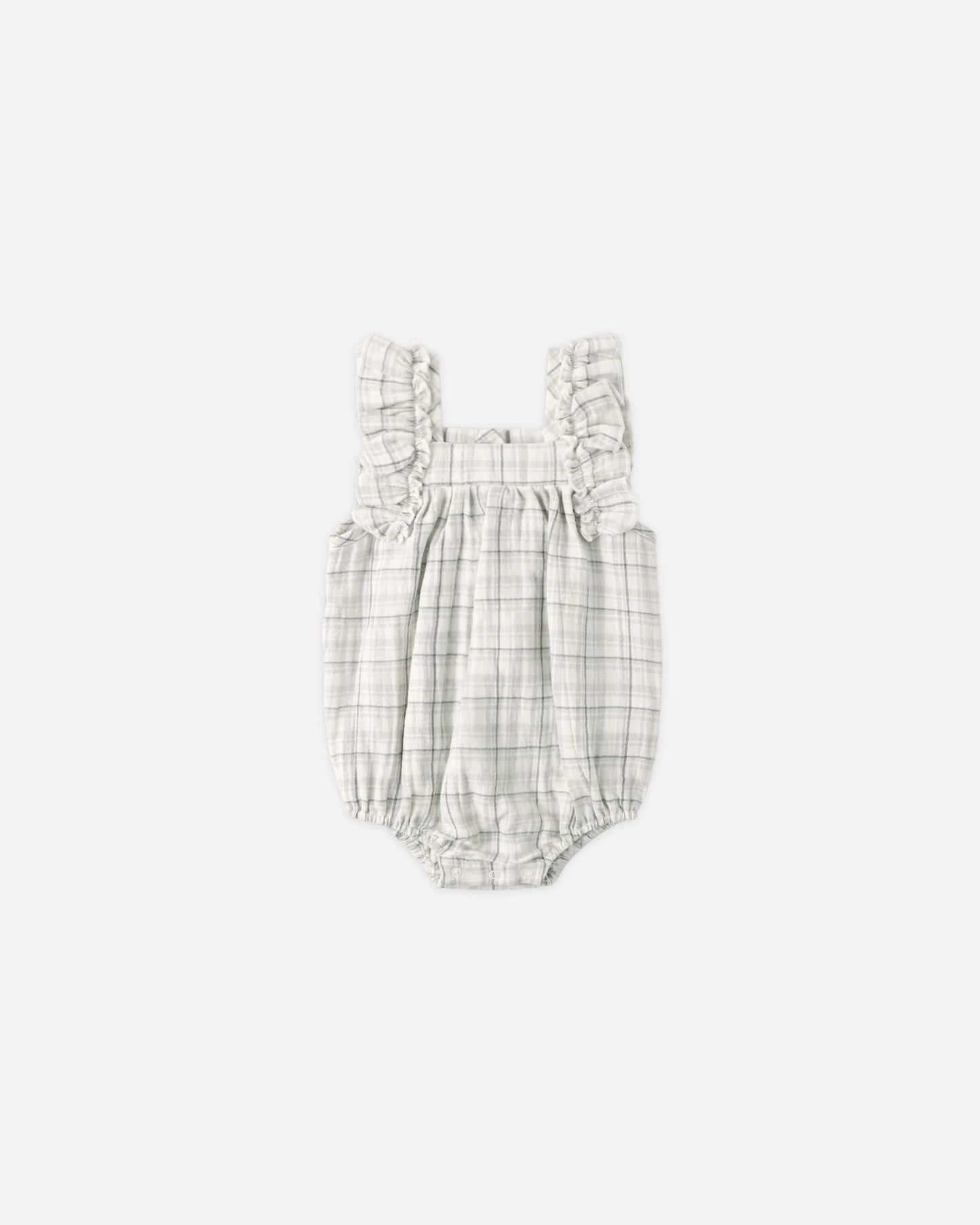 Maya Romper Blue Plaid