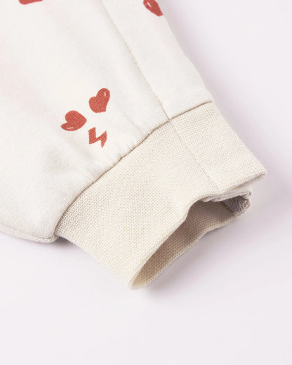 Relaxed Sweatshirt + Pant Set  Heart Breaker