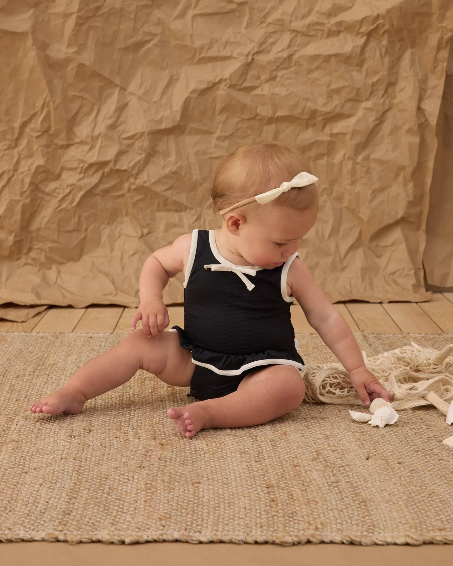 Skirted One-Piece Black