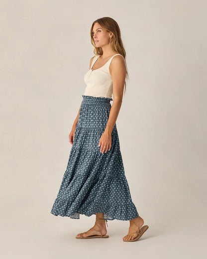 Ruffle Tiered Maxi Skirt | Ditsy