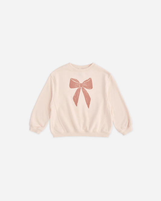 Racer Sweatshirt Bow