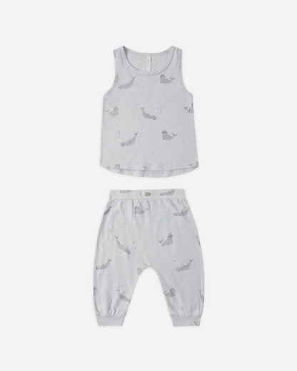 Tank + Slouch Pant Set Seals