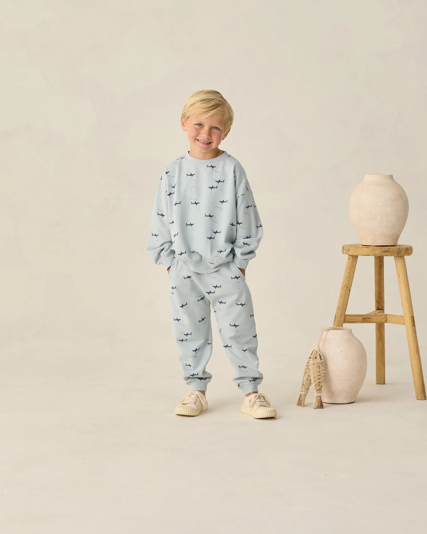Sweatshirt + Sweatpant Set Sharks
