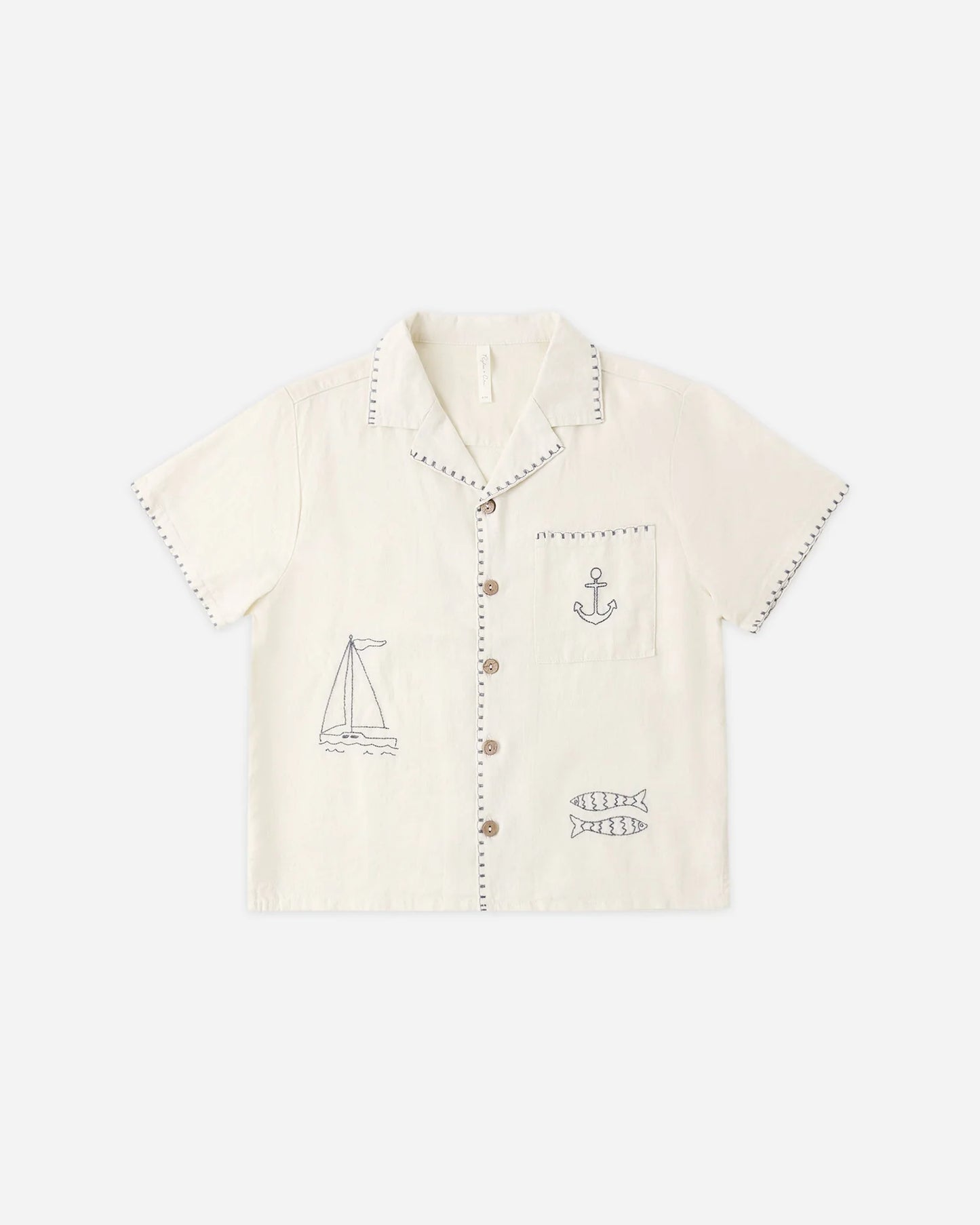 Lapel Collar Shirt || Sailor