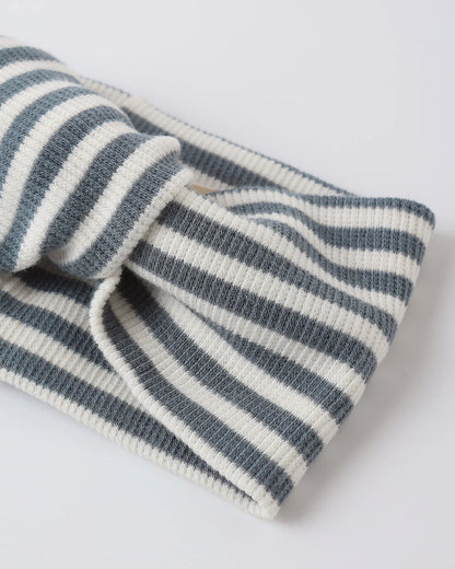 Knotted Headband Ocean Stripe