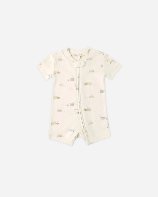 Zip Short Sleeve Sleeper Construction Trucks