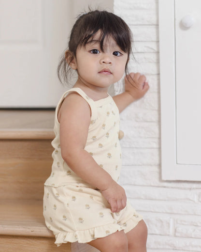 Evie Tank + Shortie Set Buttercup