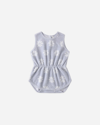 Cinch Playsuit Periwinkle Daisy