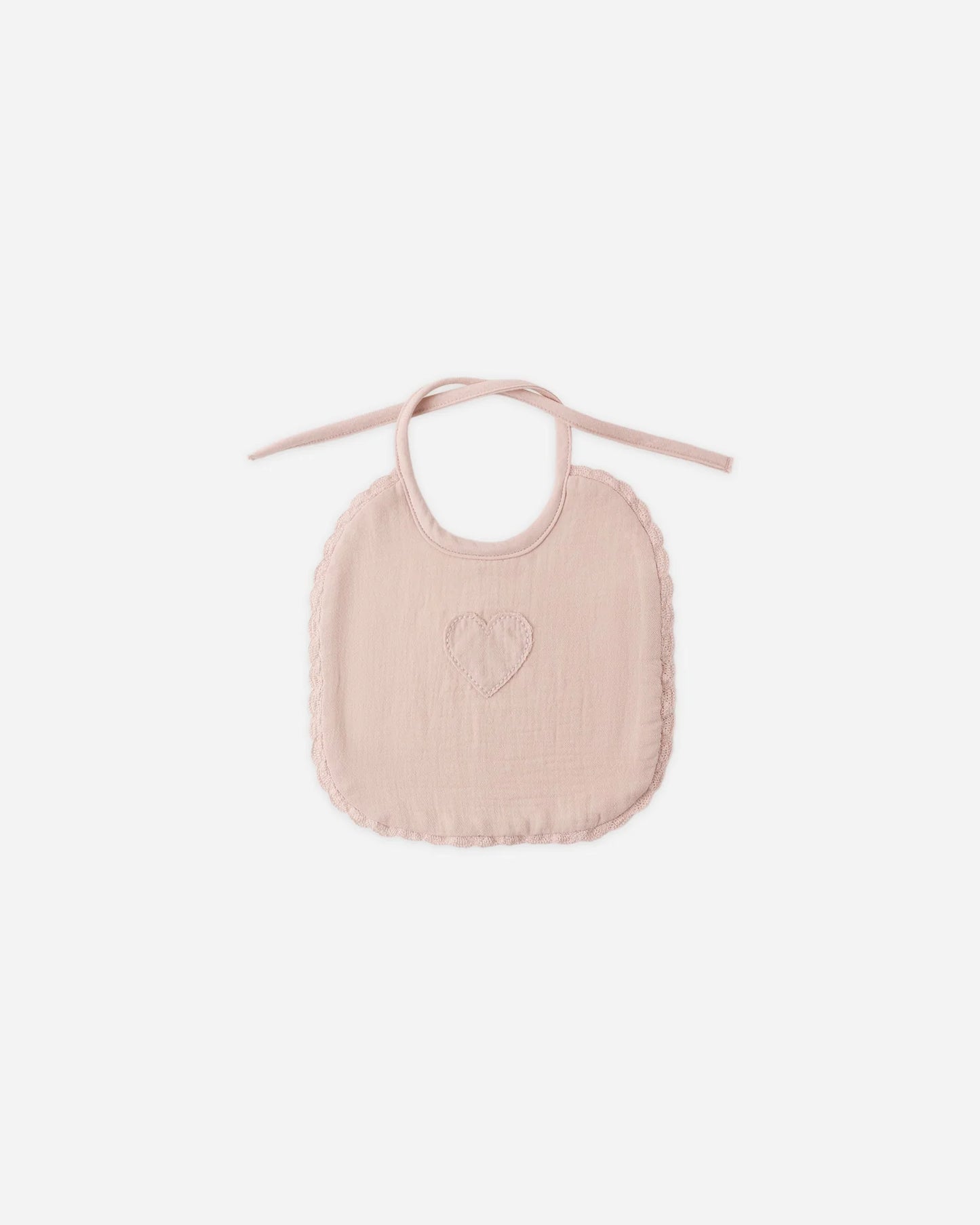 Woven Tie Bib Blush