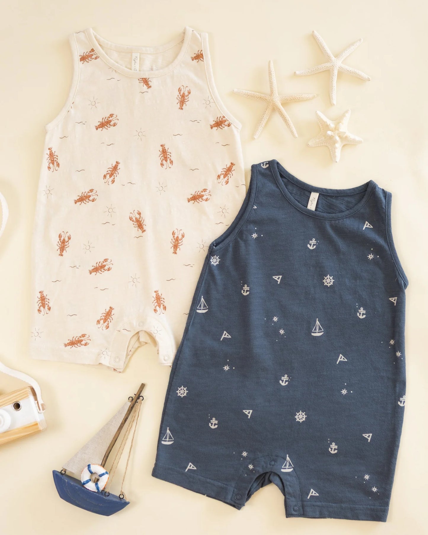 Sleeveless One-Piece Maritime