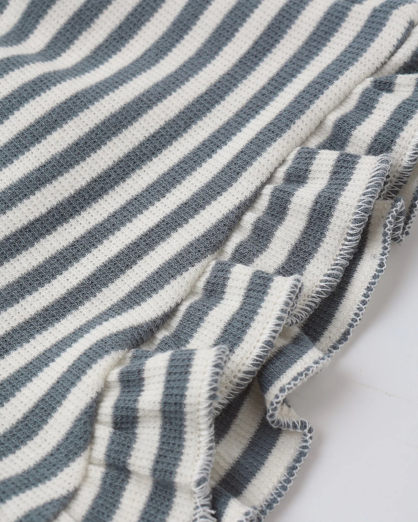 Evie Tank + Shortie Set Ocean Stripe