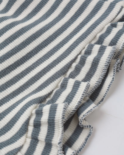 Evie Tank + Shortie Set Ocean Stripe