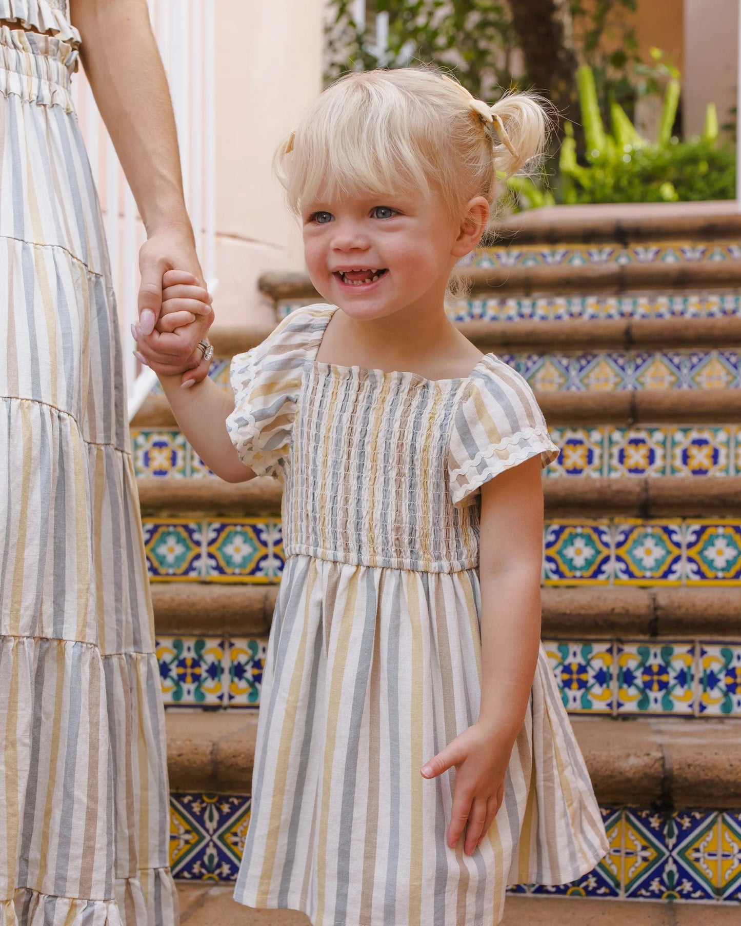 Lindsay Dress Valencia Stripe