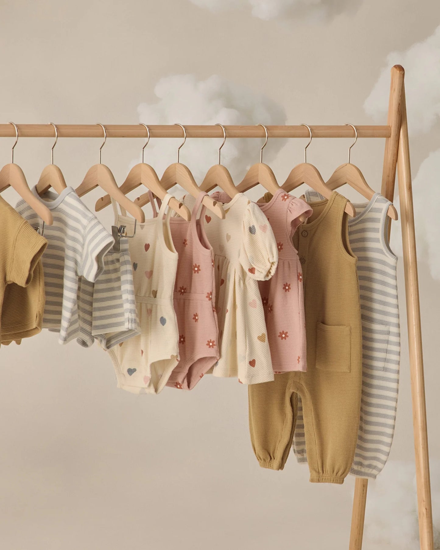 Waffle Jumpsuit Sky Stripe