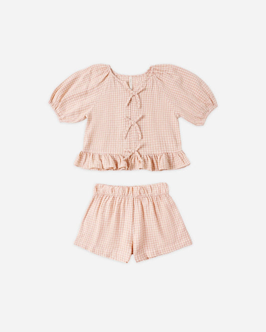 Juniper Set Petal Gingham