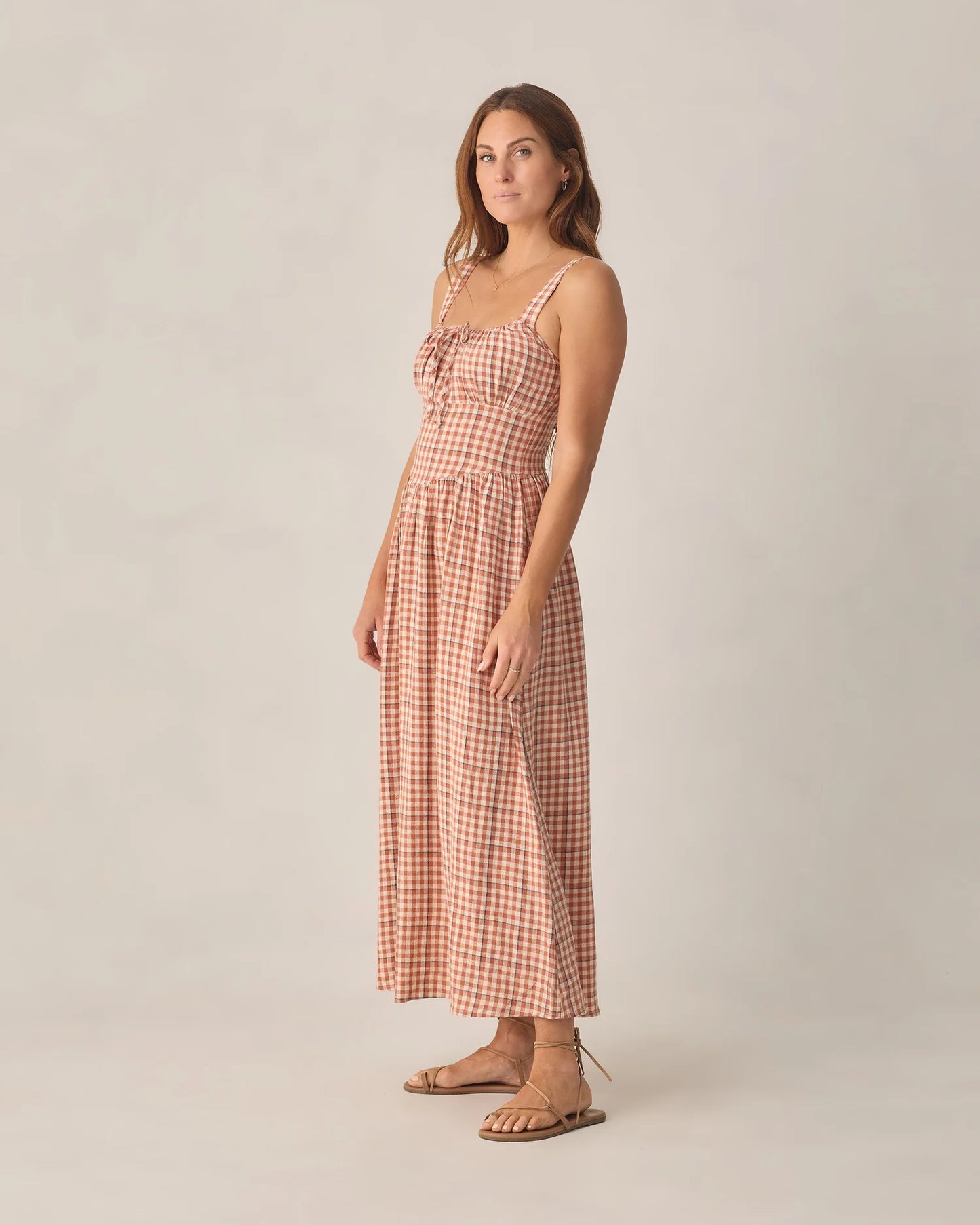 Women's Primrose Maxi Dress Poppy Gingham
