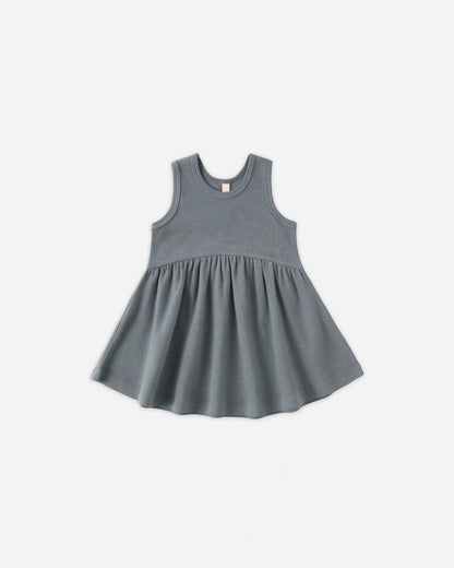 Ribbed Tank Dress Ocean
